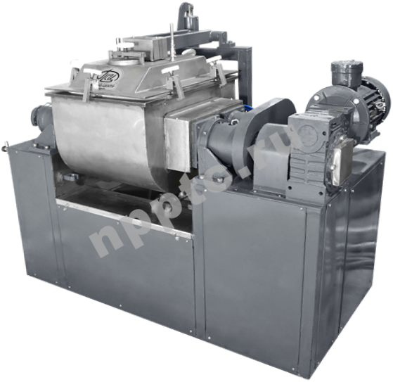 Высокотемпературный смеситель с Z-образными лопастями СЛ-30-Z-ПЛ с нагревом до 300 С  для смешивания высоковязких клеевых составов (для препрегов).