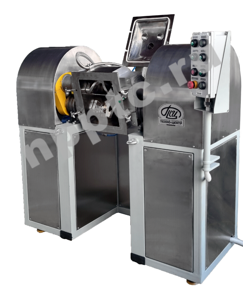 Смеситель с Z-образными лопастями СЛ-20-Z нагревом до 200С во взрывозащищенном исполнении  с встроенной системой вакуумирования.