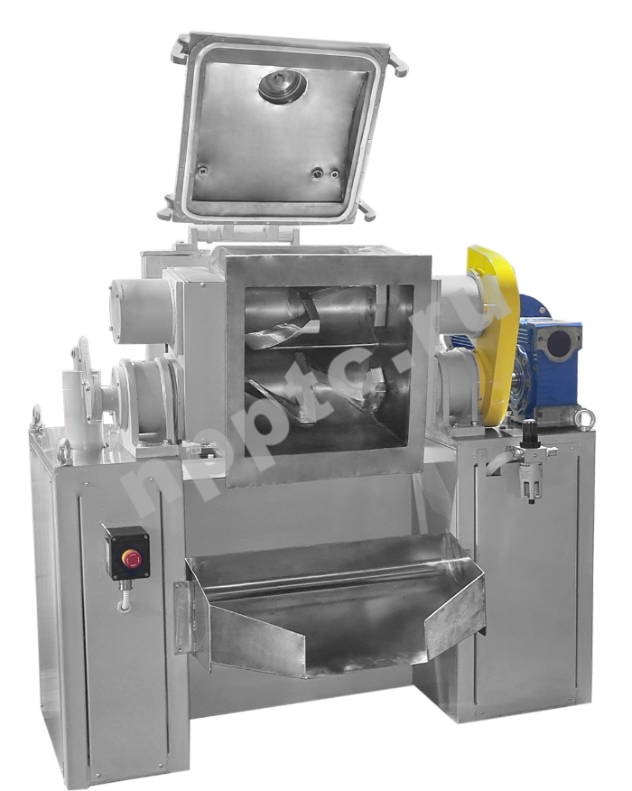 Смеситель СЛ-50-Z применяется для смешивания высокотеплопроводных материалов на базе синтетических полимерных связующих и теплопроводных дисперсных наполнителей