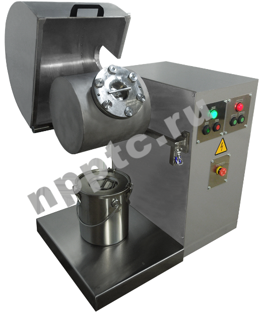 Лабораторная шаровая мельница МШБ-20 с защитным кожухом