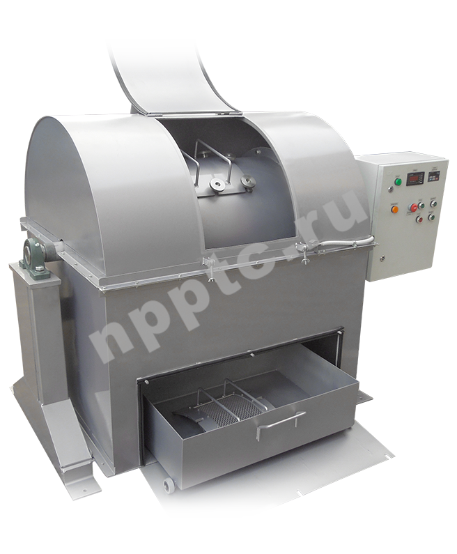 Мельница для сухого размола МШБ-300 с кожухом для беспылевой выгрузки и керамической футеровкой