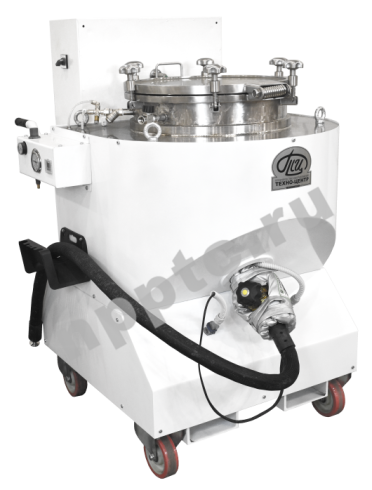 Фото - установка вакуумирования и розлива горячего шликера