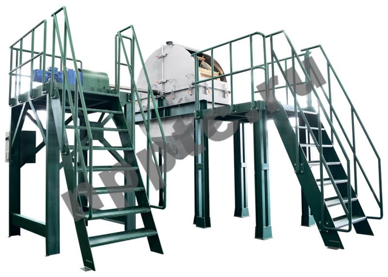 Установка барабанная для размола и смешивания (Кожаная бочка)