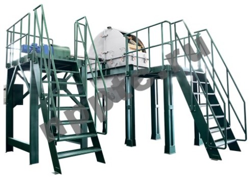 Фото - мельница барабанная для размола и смешивания (кожаная бочка)