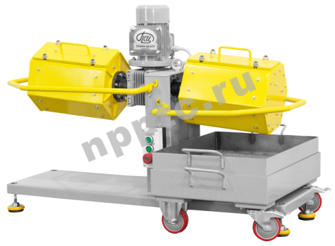 Фото - галтовочные барабаны с двумя вращающимися барабанами